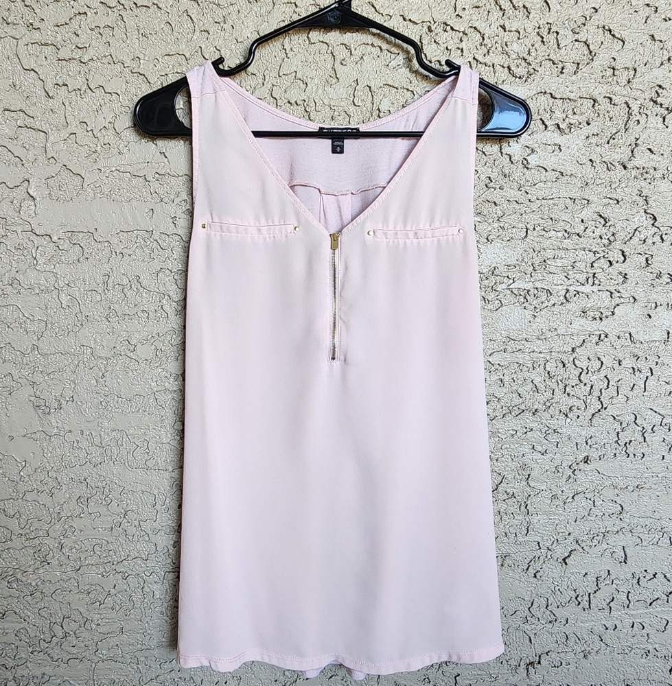 Express Women's Pink Sleeveless Tank Top Size M